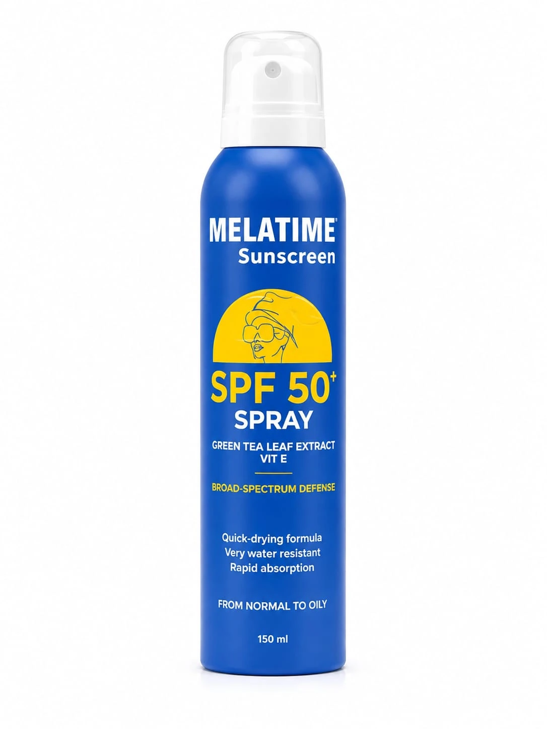 Sunscreen Body Spray SPF 50 for All Skin Types – 150 ml